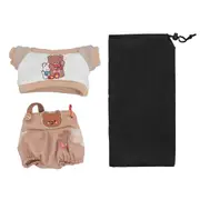 Plush Doll Clothes Set DIY Cute 12inch Plush Doll Clothes Dress for Role Playing Games Preschool Centers