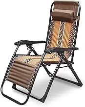 Comfortable Sunlounger,Folding Chairs Zero Gravity Chair Chair, Folding Balcony Beach Reinforcement Chair Lunch Bed Wicker Office Chair 180X69X77Cm Folding Chair