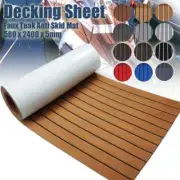 EVA Foam Faux Teak Boat Decking Mats Brown Deck Sheet Yacht Flooring Anti Skid