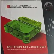 RETRON S64 Console Dock - Nintendo Switch/Nintendo Switch Lite *Brand New*