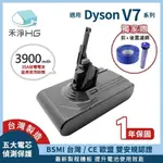 禾淨  DC8240 DYSON V7 吸塵器鋰電池(含前+後置濾網) 3900MAH  副廠配件 V7鋰電池