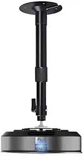 Universal Projector Hanger Multifunctional Home Ceiling Wall Bracket Universal Projector Hanging Mounting Hanger Suspension Head for Office(Black)
