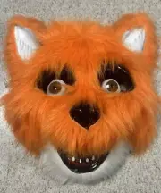 Halloween Fox mask Unused with strap Unisex Fits up to adult size