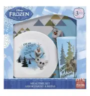 Zak Designs Disney Frozen Olaf Sven Mealtime Set Kids Dinnerware 3 Piece Set