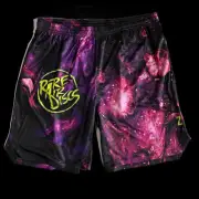 Rare Air Discs Sublimated Athletic Shorts - Zipper Pockets & Towel Holder!