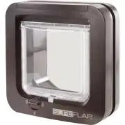 SureFlap Microchip Electronic Cat Door / Cat Flap in Brown SUR001BR