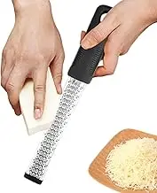 Lemon Zester Tool | Stainless Steel Lemon Zester Kitchen Tool,Citrus Zester & Cheese Grater, Lemon Ginger Potato Zester for Cheese, Citrus, Lime, Chocolate, Fruits, Vegetables, Ginger, Garlic, Nutmeg