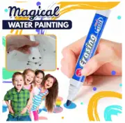 4 Colors Magical Water Painting Whiteboard Pen PVC Non-toxic Erasable 1/4 pcs