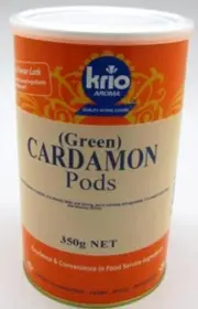 Krio Krush Cardamom Pods Green 350 Gr x 1