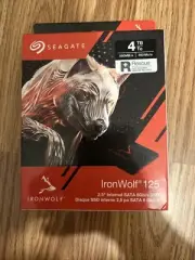 NEW! Seagate IronWolf 125 4TB SSD SATA III 6Gb/s 2.5" ZA4000NM1A002