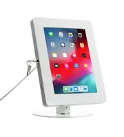 CTA Digital Hyperflex Security Kiosk Stand for Tablets [WHITE] (pad-hsksw)
