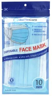 10PCS Disposable Face Mask Anti Virus Flu Dust 3 Layer Masks Protective JK21