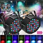 2X 108W Wireless Rechargeable 36LED RGB Battery Par Stage Light DMX Party Show
