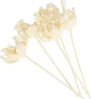 GRIRIW 5pcs Natural Dried Flower Aroma Diffuser Sticks Mood Enhancing Aromatherapy Decor for Home Weddings Special Occasions Fragrance Easy Maintenance