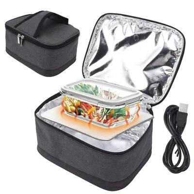 Mini Portable Electric Lunch Box Food WarmerUSB Constant Heating Insulation B...