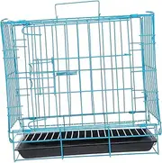 Gatuida Foldable Pet Crate Steel Dog Cage Pet Cage House for Small Medium Dogs Cats