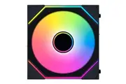 Lian Li UNI FAN SL-INF WIRELESS 120mm Reversed Blade ARGB PWM Black Fan with Controller - 3 Pack (12RSLIN1W3B)