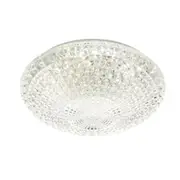 Lilac LED Oyster Light 32W Clear Plastic TRI Colour - LILAC OY40-3C