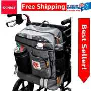 Extra Large Wheelchair Backpack with Insulated Lunch Compartment & Safety Tapes