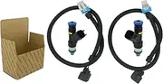 Gautory 0280158197 Fuel Injectors Compatible with Polaris Ranger 800 2011-2017 Ranger Crew 800 2011-2014 Ranger XP 800 2012-2013 RZR 800 2011-2014 Replaces 1204318 1204319 GX1111IJ117XG 2pcs