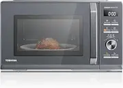 [TOSHIBA] 25L Solo 900W Microwave Oven in a Stunning Sleek Morandi Grey Colour. With Origin Inverter, Chef Defrost, 10 Power Levels, 7 Auto Menus, Easy Clean, MW3-AM25PFI(MG)