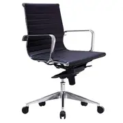 WEB LOW BACK Executive Chair BLACK PU