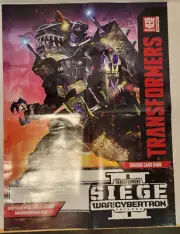 Transformers TCG Trypticon Poster Siege II War for Cybertron Trilogy Card Game