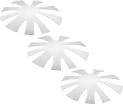 MUSISALY 3Pcs Nail Art Template Manicure Stencils for DIY Nail Design Easy to Use for Home Professional Salon Use
