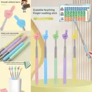 1*Children's Finger Reading Stick Telescopic Teacher Pointer Extendable Best