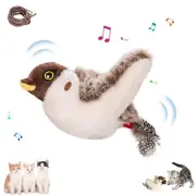 Interactive Chirping Bird Cat Toys with Flapping Wings,2025 Simulated Chirpin...