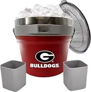 The Memory Company 7.2L Double Wall, Vacuum Insulated Ice/Beverage Bucket, University of Georgia