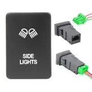 Switch Boss Green LED Push Switch fits Toyota Hilux (2015+) Prado 200 Series (2015+) - Side Lights