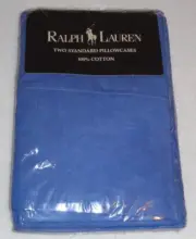 Ralph Lauren Home Collection 1990s Sunbleached Hyacinth 2 Standard Pillowcases