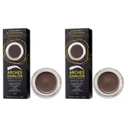Arches and Halos Luxury Brow Buiding Pomade - Espresso - Pack of 2 For Women 0.106 oz Pomade