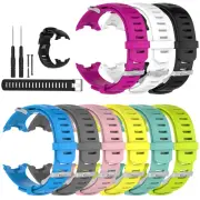 StrapsCo Rubber Replacement Watch Band with Extension Strap for Suunto D4i Novo