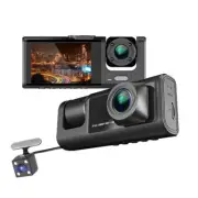 3 Lens WIFI Car DVR Inside Dash Cam Camera DVRs Recorder Video Registrator 1080P (for: Fiat)