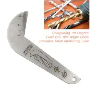 High Quality Stainless Steel Measuring Tool Drill Bit Angle Gage for Sharpening