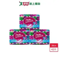 在飛比找ETMall東森購物網優惠-康乃馨超薄蝶型-衛生棉夜用28cm x 14片 x 3包(共