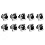 10PCS Ethernet Rj45 Chassis Socket NE8FDP Ethernet Pass Through Connector6327