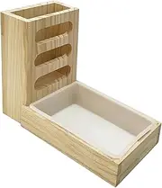 STARTIST Rabbit Hay Feeder with Litter Box, Hay Rack Feeder, Bunny Hay Holder for Bunny, Hamster
