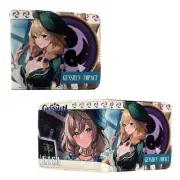 New Lisa Minci Sumeru Outfit GENSHIN IMPACT BiFold Wallet Credit Card Billfold
