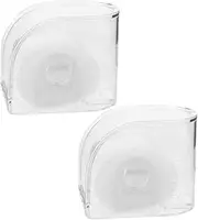 Generic 2pcs Transparent Watch Holder for Men Acrylic Display Case with Hanging Sturdy Storage Box for Home Shop Versatile Watch Display