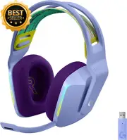 Logitech G733 LIGHTSPEED Wireless Gaming Headset RGB Mic PRO-G Drivers Lilac