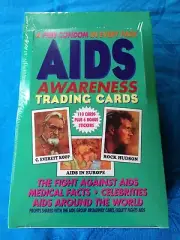 AIDS Awareness Trading Cards Box - Factory sealed - Eclipse