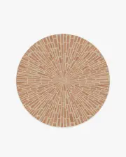 185' Round | Machine Washable Runner Rug | Kid & Pet Friendly | Indoor Rug | Jonathan Adler Gala Rose Tufted Rug | Ruggable