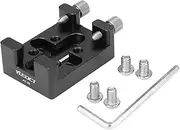 [Yueoct] Telescope Dovetail Saddle Clamp Mount Base for Vixen Style Dovetail Handle Bar, with M6 1/4" Slots for Astronomical Astronomy OTA Bracket Adapter, Support Drop-in Mounting