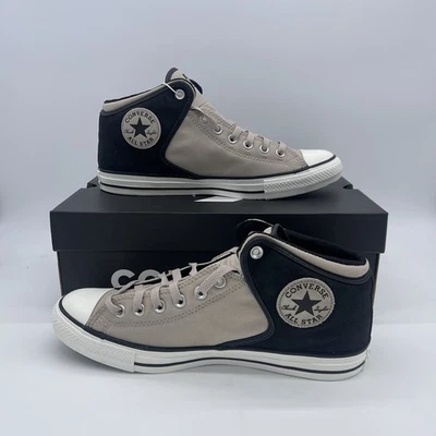 Converse CTAS High Street Mid Top Sneakers Mens Size 10.5 Papyrus/Black A14294C