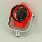 Prism with Total Station Bag, 5/8x11 Internal Thread on The Bottom. (Color : Red AD10)