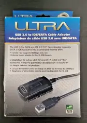 Ultra USB 2.0 to IDE/SATA Cable Adapter New in Box