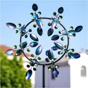 Peacock Wind Spinner Outdoor Metal Large Sculpture Yard Garden Art Decoration